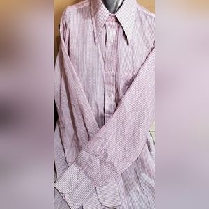 The Arrow Collar Man Dress Button Down Shirt Size  L  16.5